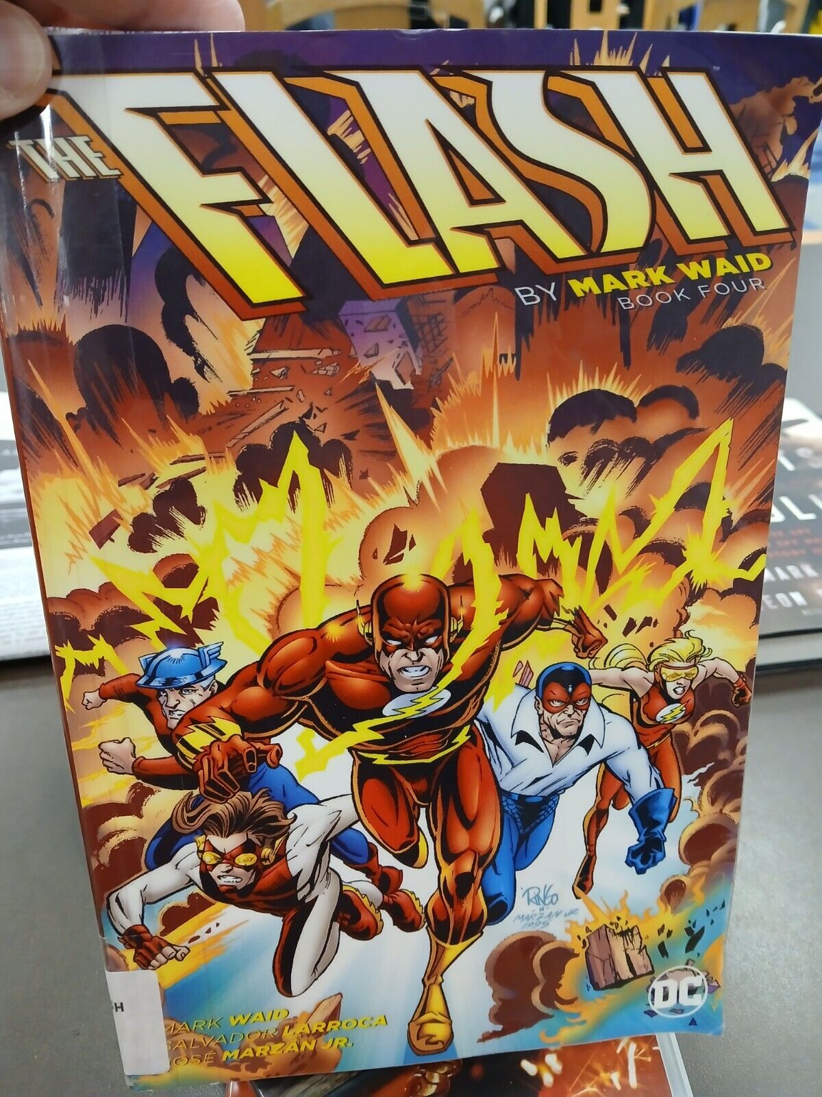 The Flash by Mark Waid Book Four Paperback Mark Waid Withdrawn Library Copy 