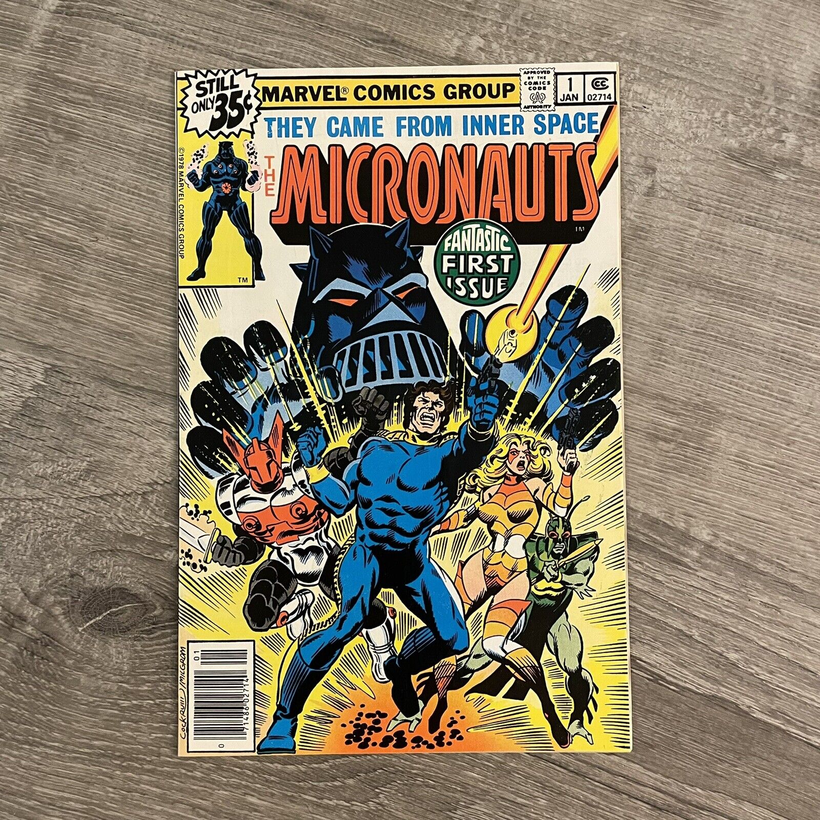 Micronauts 1 - 1st Appearance Of Micronauts, Baron Karza Marvel 1979
