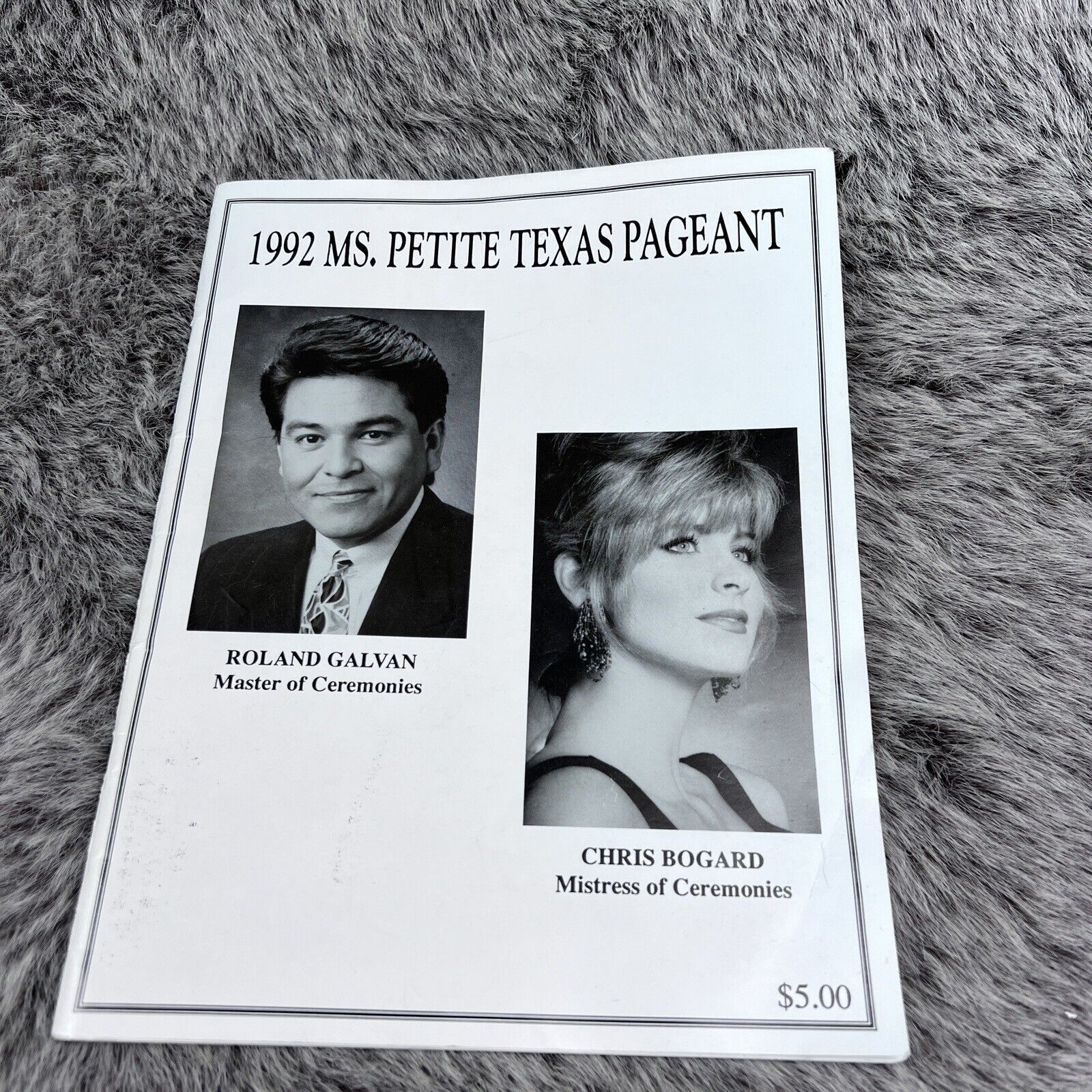 Vintage 1992 Ms. Petite Texas Pageant Program