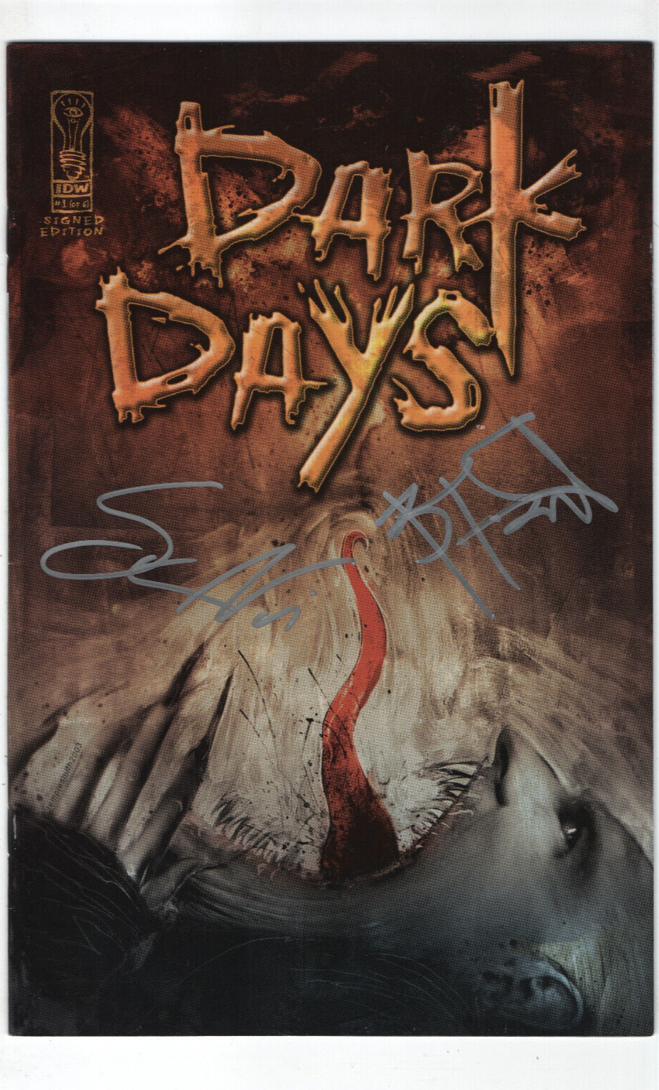 30 Days of Night Dark Days #1 Signed Variant Steve Niles Templesmith IDW Horror