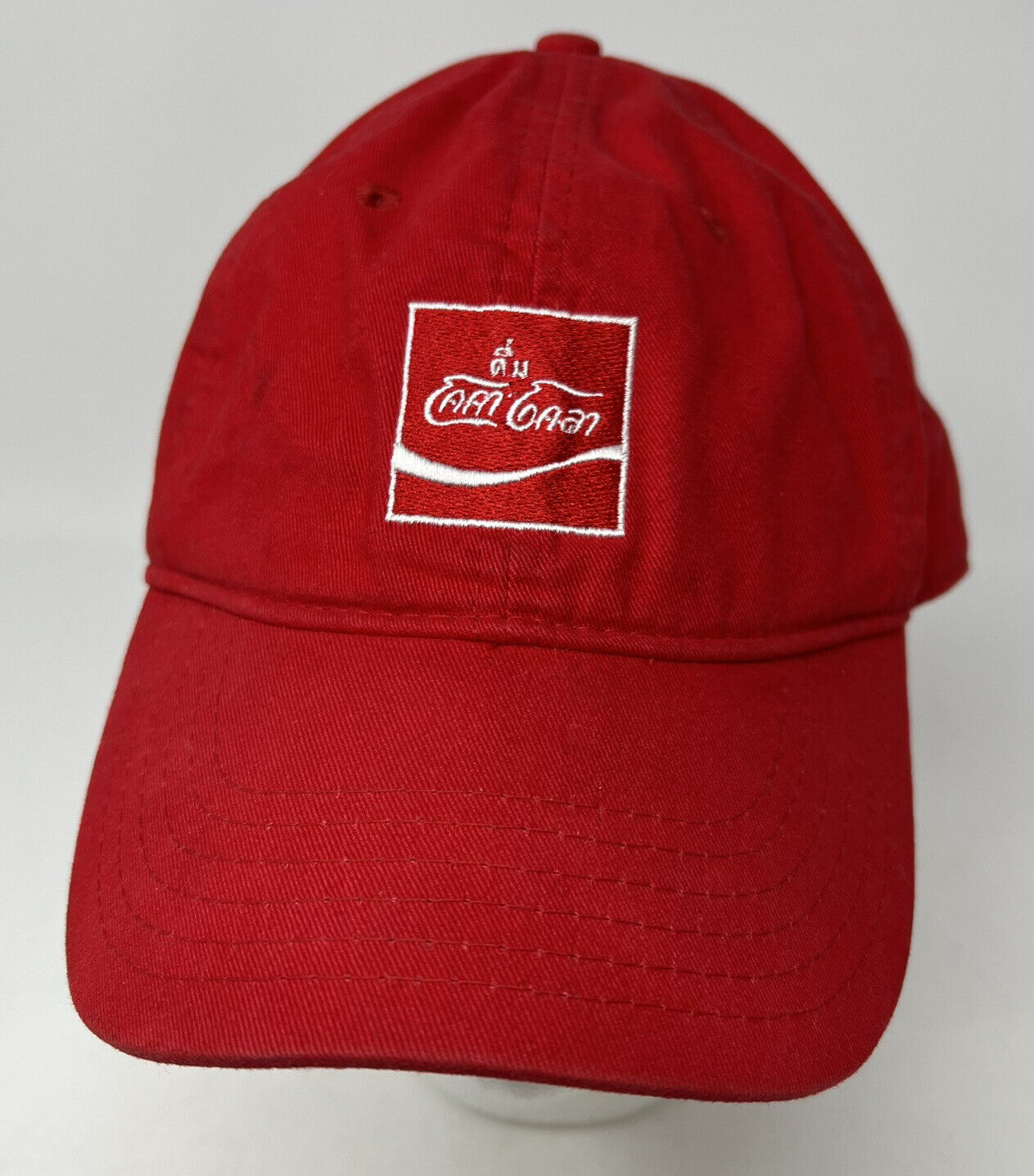 Coca Cola Thailand Hat/Cap Thai Coke Hat Adjustable Red 2018 One Size Fits Most