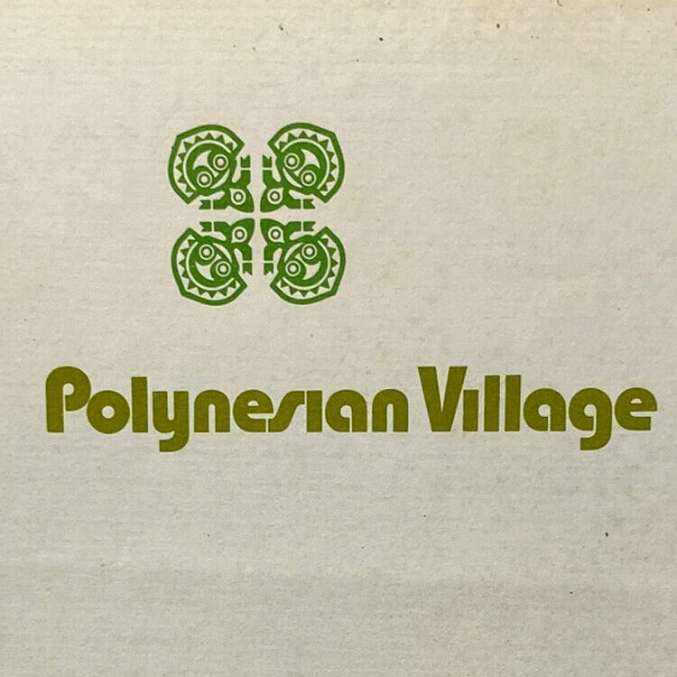 1970s Polynesian Village Reservation Pricelist Walt Disney World Orlando Florida
