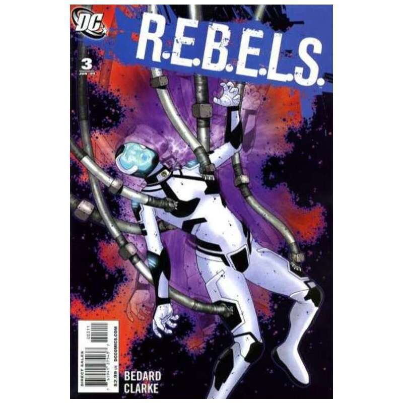 R.E.B.E.L.S. #3  - 2009 series DC comics NM Full description below [l,