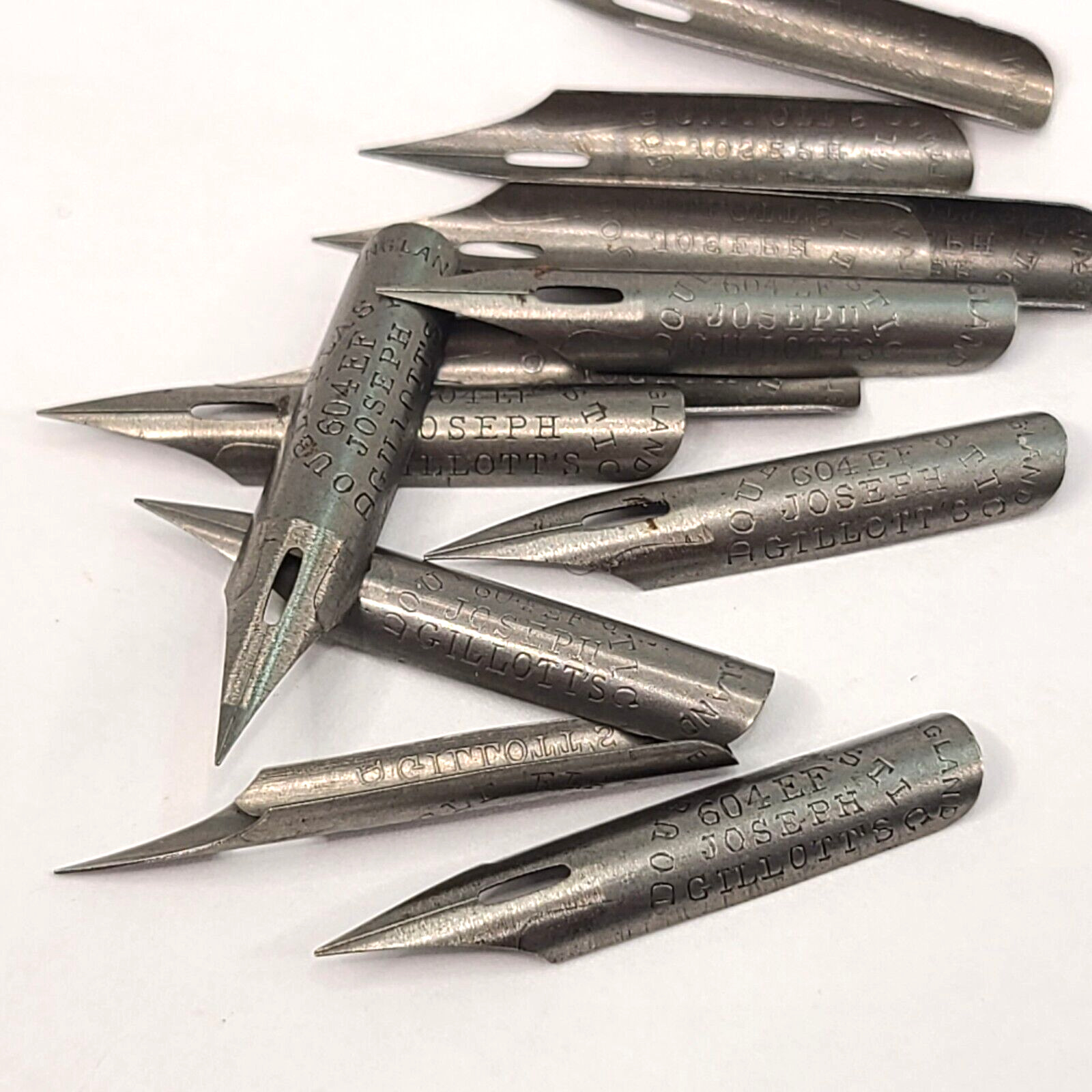 Vintage Joseph Gillott's #604 EF Dip Pen Nibs Dream Points Calligraphy Pen Nibs