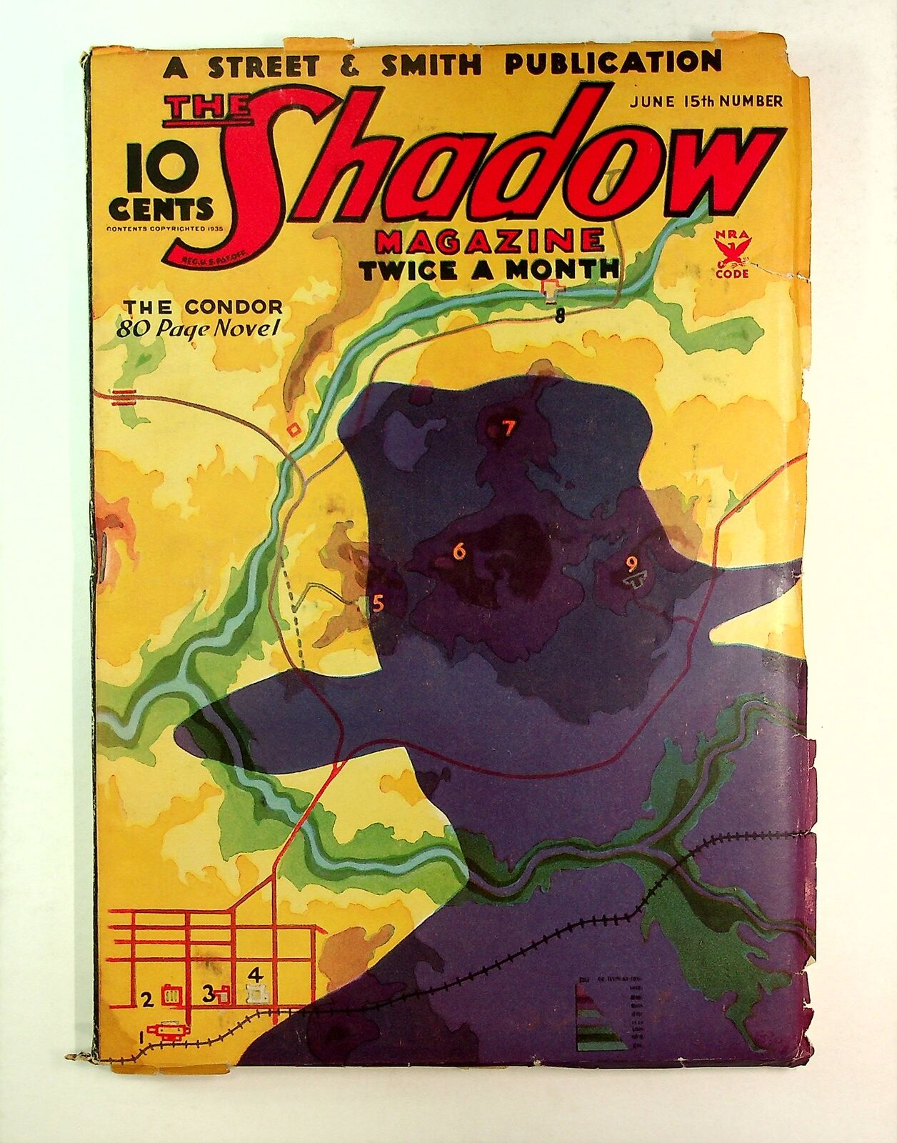 Shadow Pulp Jun 15 1935 Vol. 14 #2 VG- 3.5