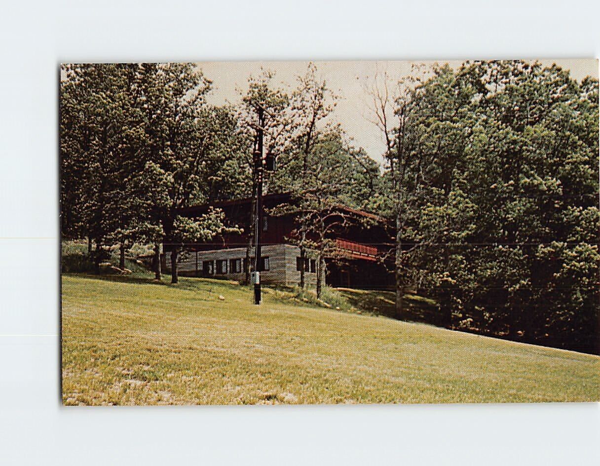 Postcard Main Lodge Woodland Altars Outdoor Education Center Peebles Ohio USA