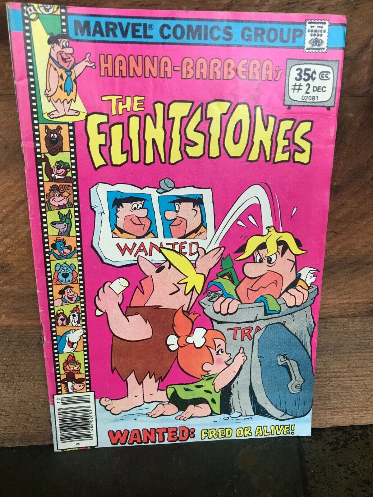 The Flintstones #2 December 1977 Marvel Comics Hanna-Barbera's