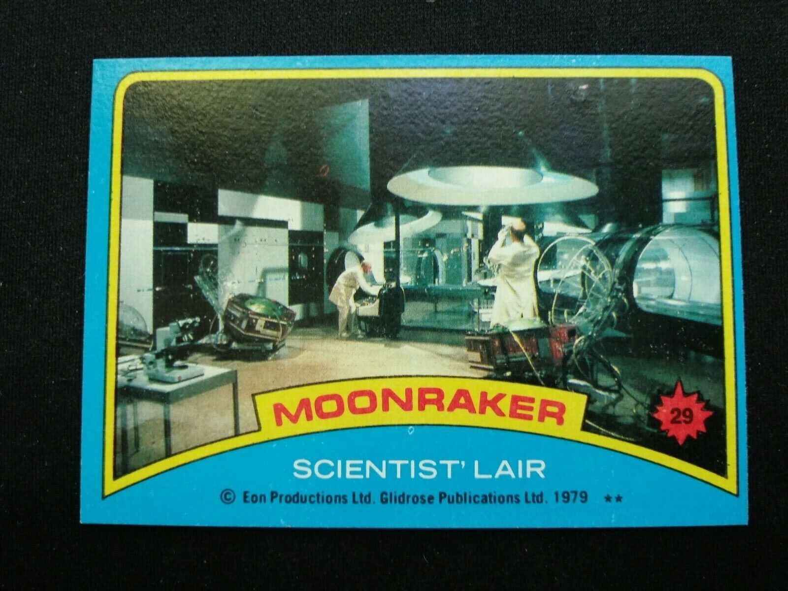 1979 Topps James Bond - Moonraker Card # 29 Scientist\'s Lair (EX)