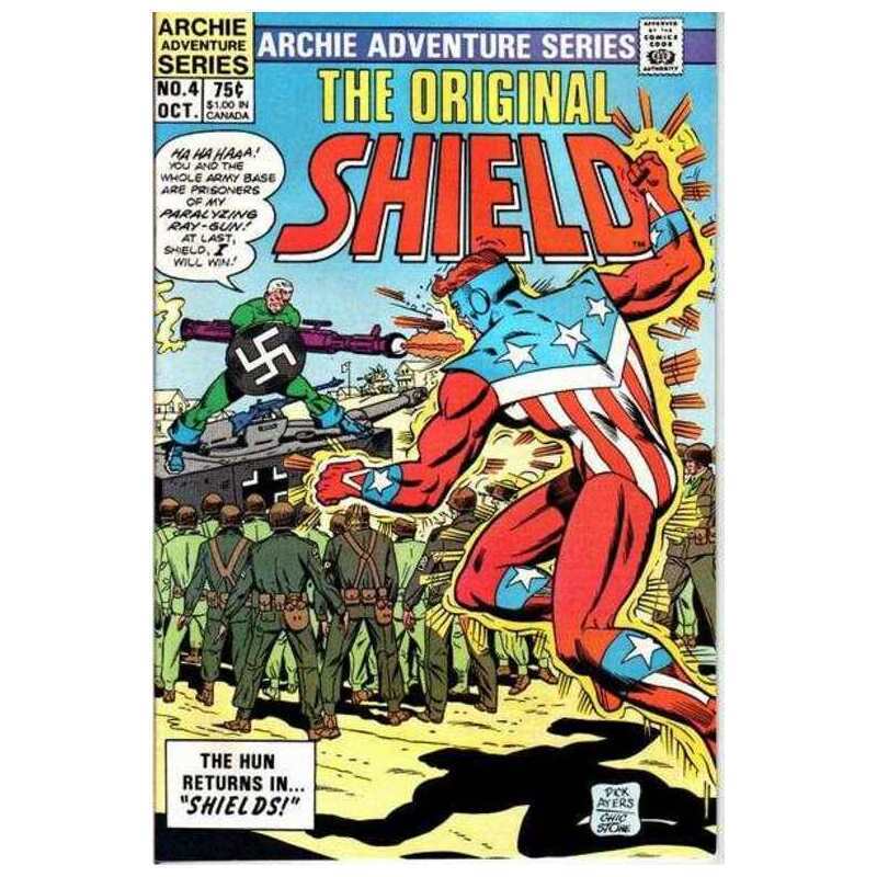 Original Shield #4 in Near Mint condition. Archie comics [l,