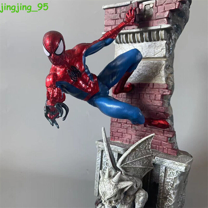 Marvel's The Avengers Spider-Man Spiderman Statue PVC Figure Model Toy Gift 29cm