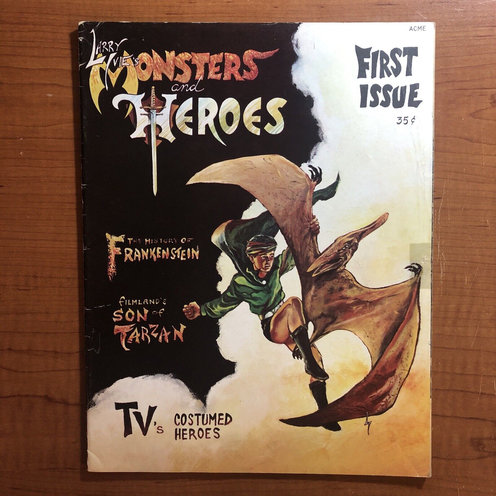 1967 MONSTERS AND HEROES Magazine #1 Frankenstein / Fisherman Collection and #2