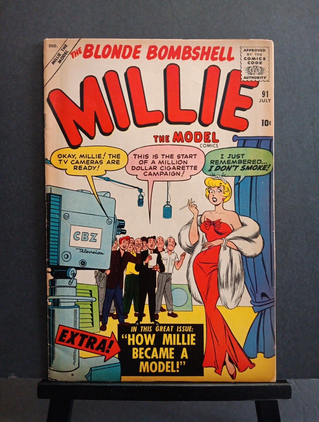 Millie The Model #91 Stan Lee Story Dan DeCarlo Art Atlas Comics 1959 Mid Grade