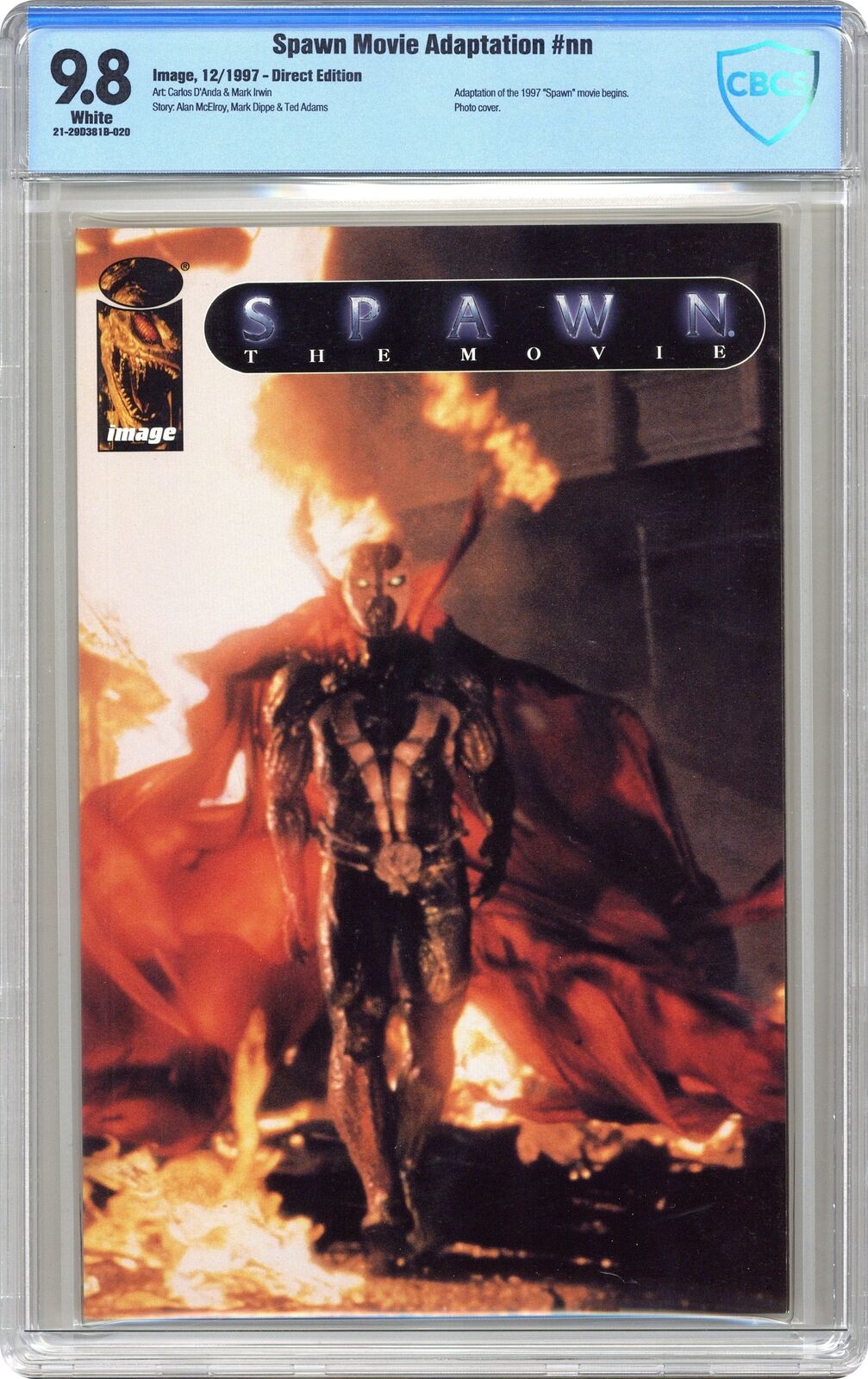 Spawn Movie Adaptation #1 CBCS 9.8 1997 21-29D381B-020