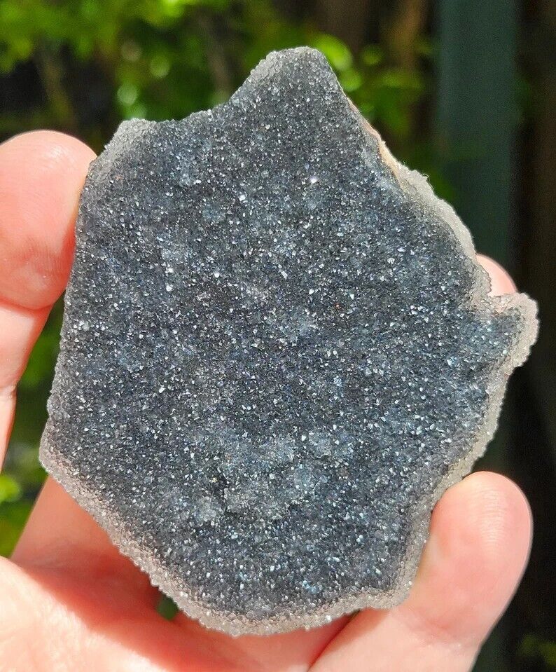 87g Sphalerite/Black Sphalerite/Sparkles/All Natural Mineral/Crystal