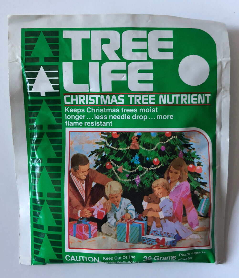 Tree Life Christmas Tree  Nutrients 36 Grams Vintage Keeps Tree Moist Longer NEW