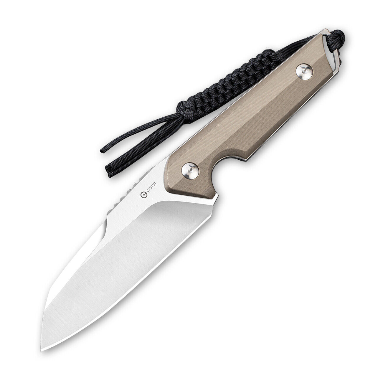 Civivi Knives Kepler Fixed Blade Knife C2109B 9Cr18MoV Steel Tan G10