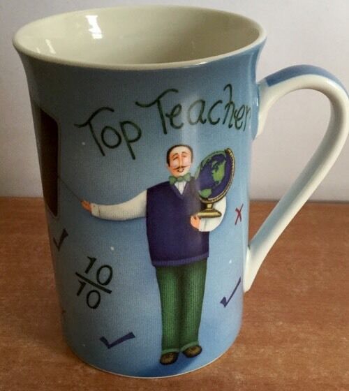 Teacher Mug Kent Pottery Coffee Cup Lord Of The Lessons Math School Appreciation