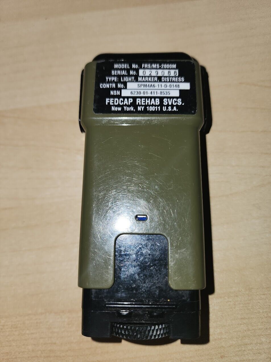 USGI IR Strobe FRS/MS-2000M Light Distress Marker (Tested / Works) - Used