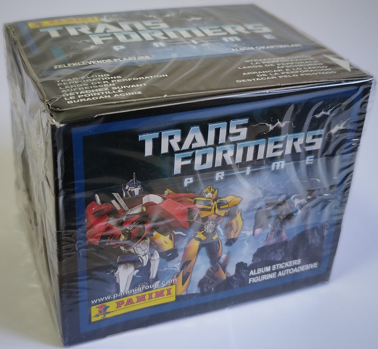Transformers Prime Box 50 Packs Stickers Panini