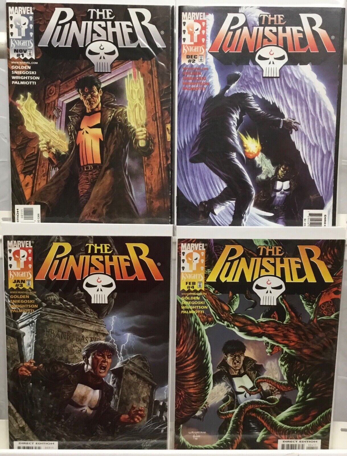 Marvel Comics Marvel Knights The Punisher Vol 2 #1-4 Complete Set VF/NM 1998