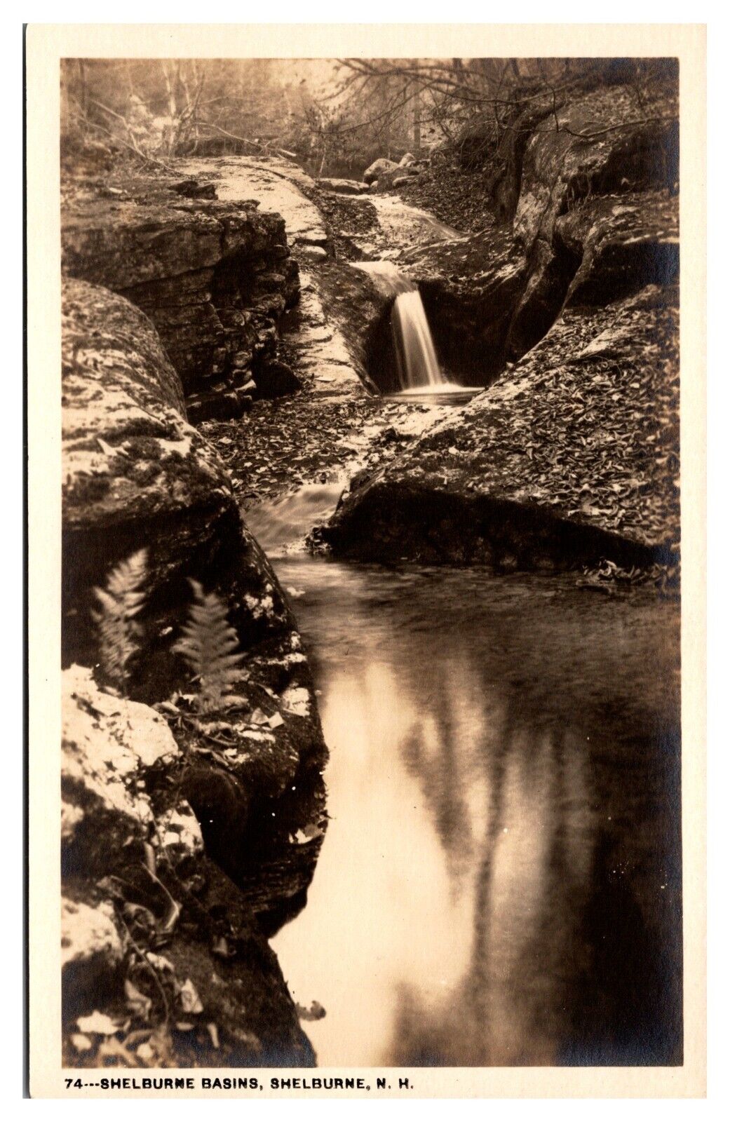 RPPC Shelburne Basin, Waterfall, Shelburne, New Hampshire