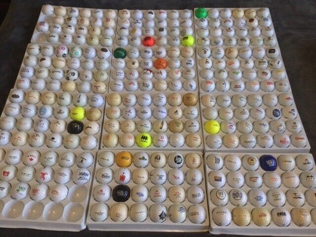 CANADIAN & IRISH WHISKY WORLDS MOST COMPLETE GOLF BALL COLLECTION 29 BALLS TOTAL