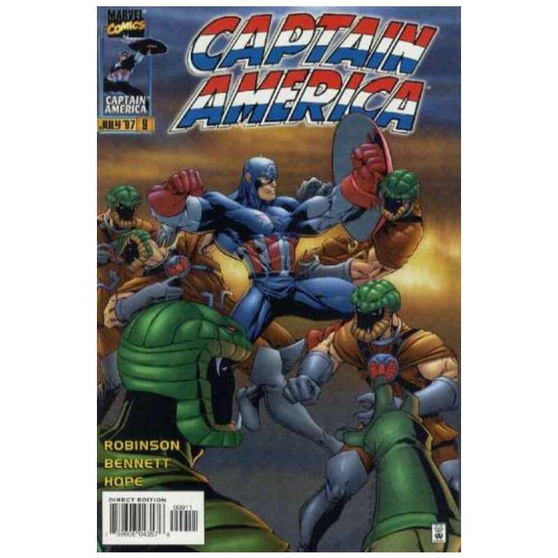 Captain America (1996 series) #9 in Near Mint condition. Marvel comics [r`