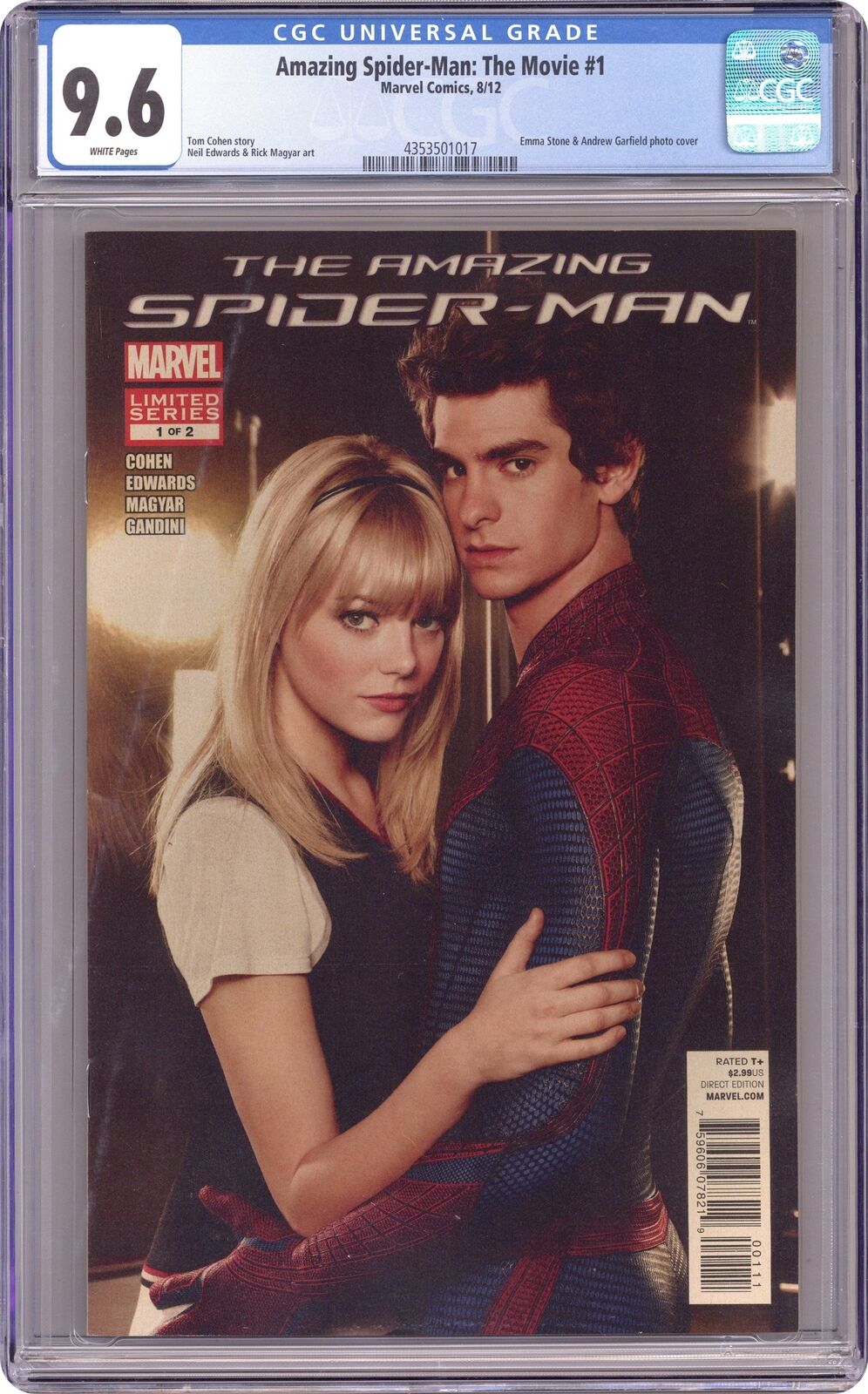 Amazing Spider-Man The Movie #1 CGC 9.6 2012 4353501017