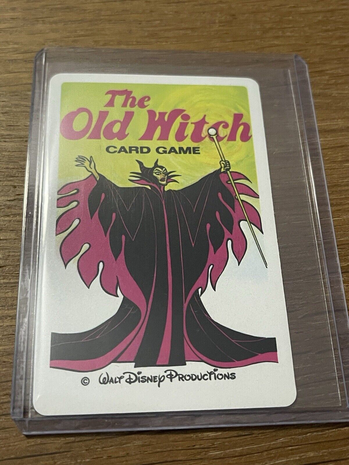 Vintage Walt Disney Productions 🎥  “The Old Witch” MALEFICENT HEADER Card
