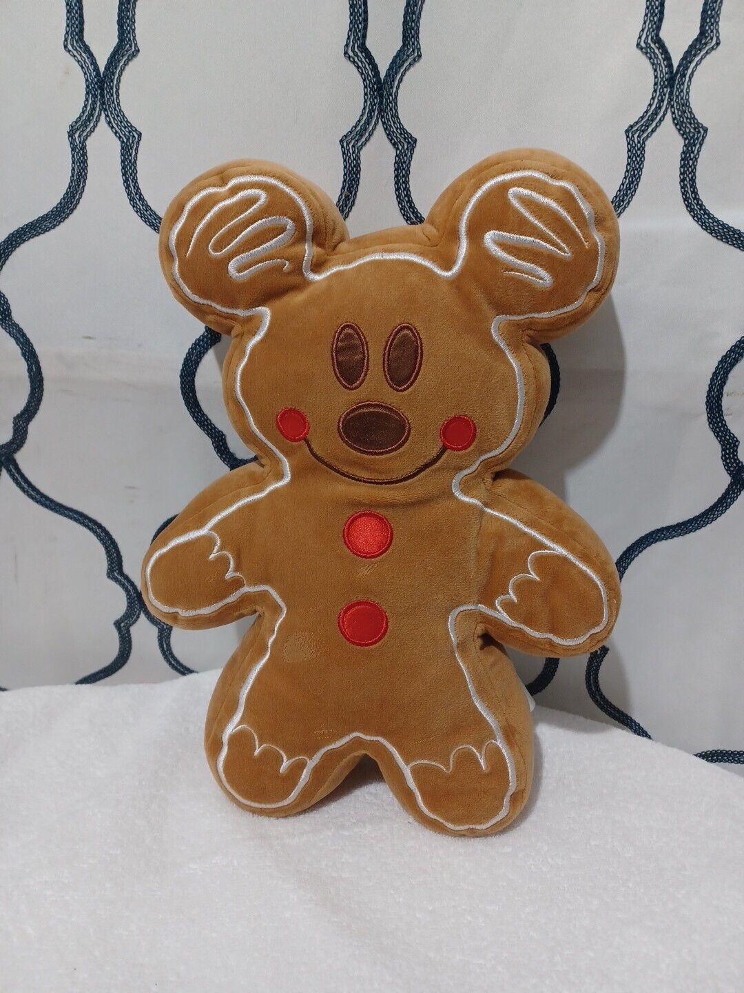 Mickey Mouse Gingerbread Man Plush Doll  12\