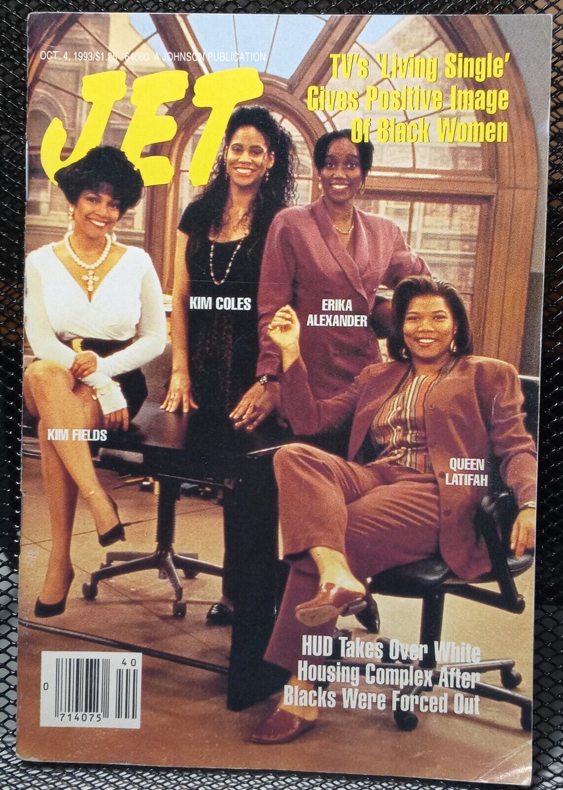 Living Single Latifah Kim Fields Coles Black Interest Jet Magazine Oct 4, 1993