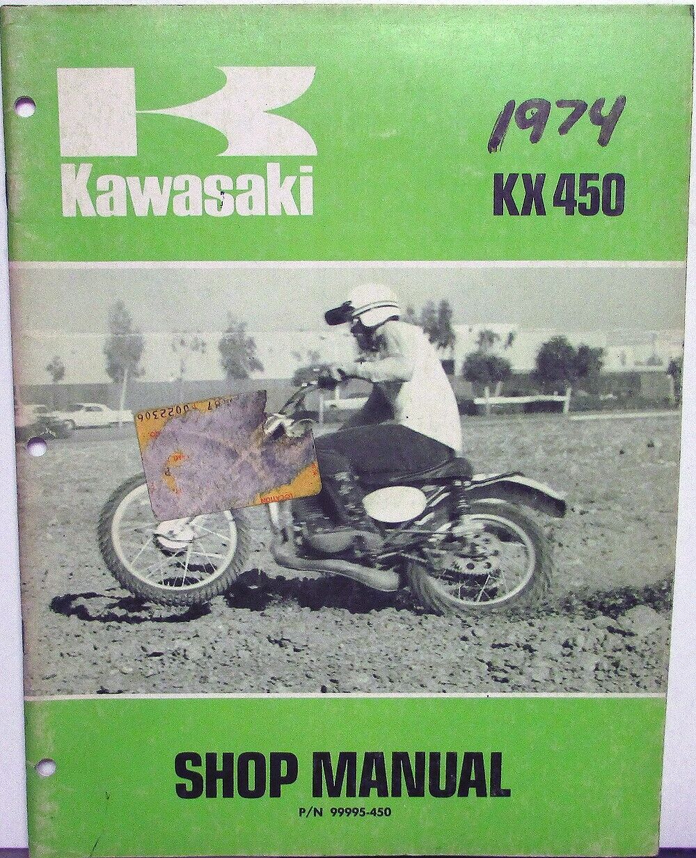 1974 Kawasaki KX450 Motorcycle Shop Manual