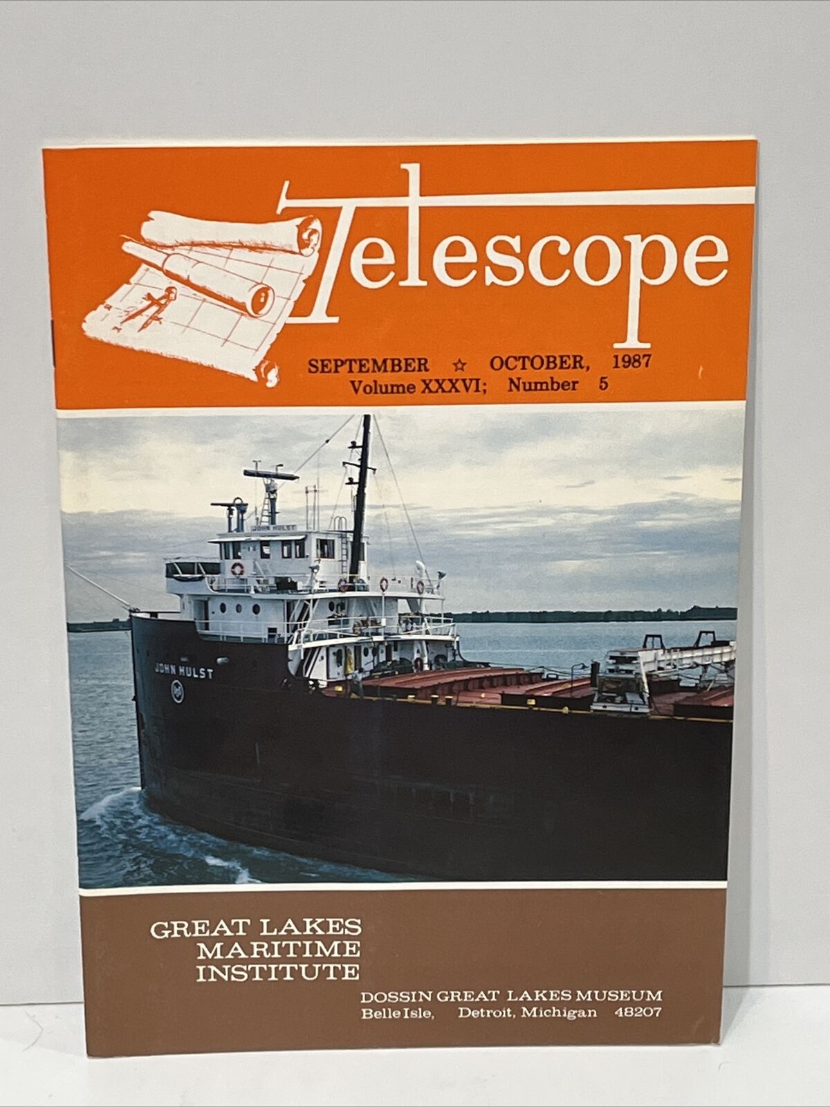 Telescope Journal Great Lakes Maritime Institute Dossin Museum 1987 Number 5