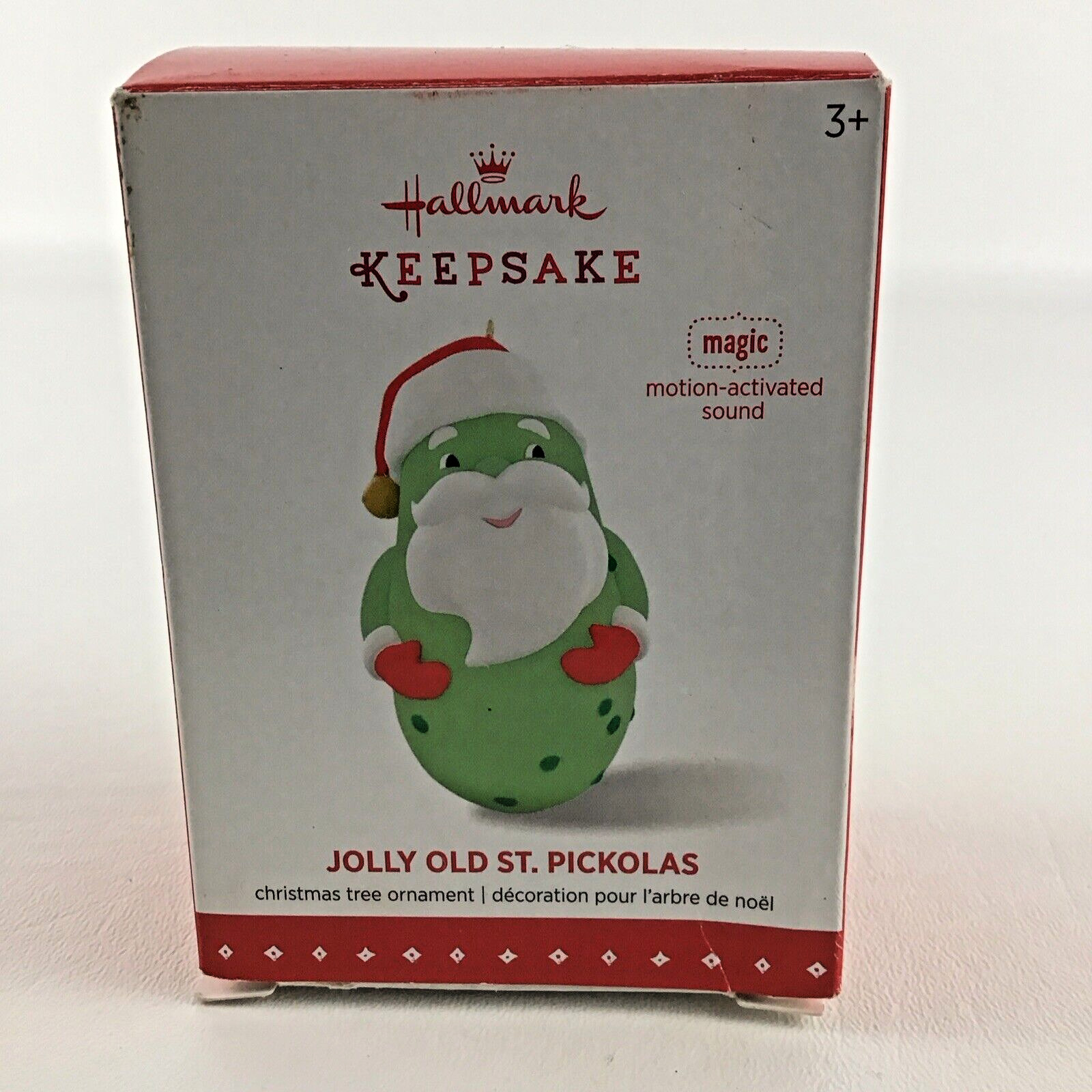 Hallmark Keepsake Christmas Ornament Jolly Old St Pickolas Pickle Santa New 2015