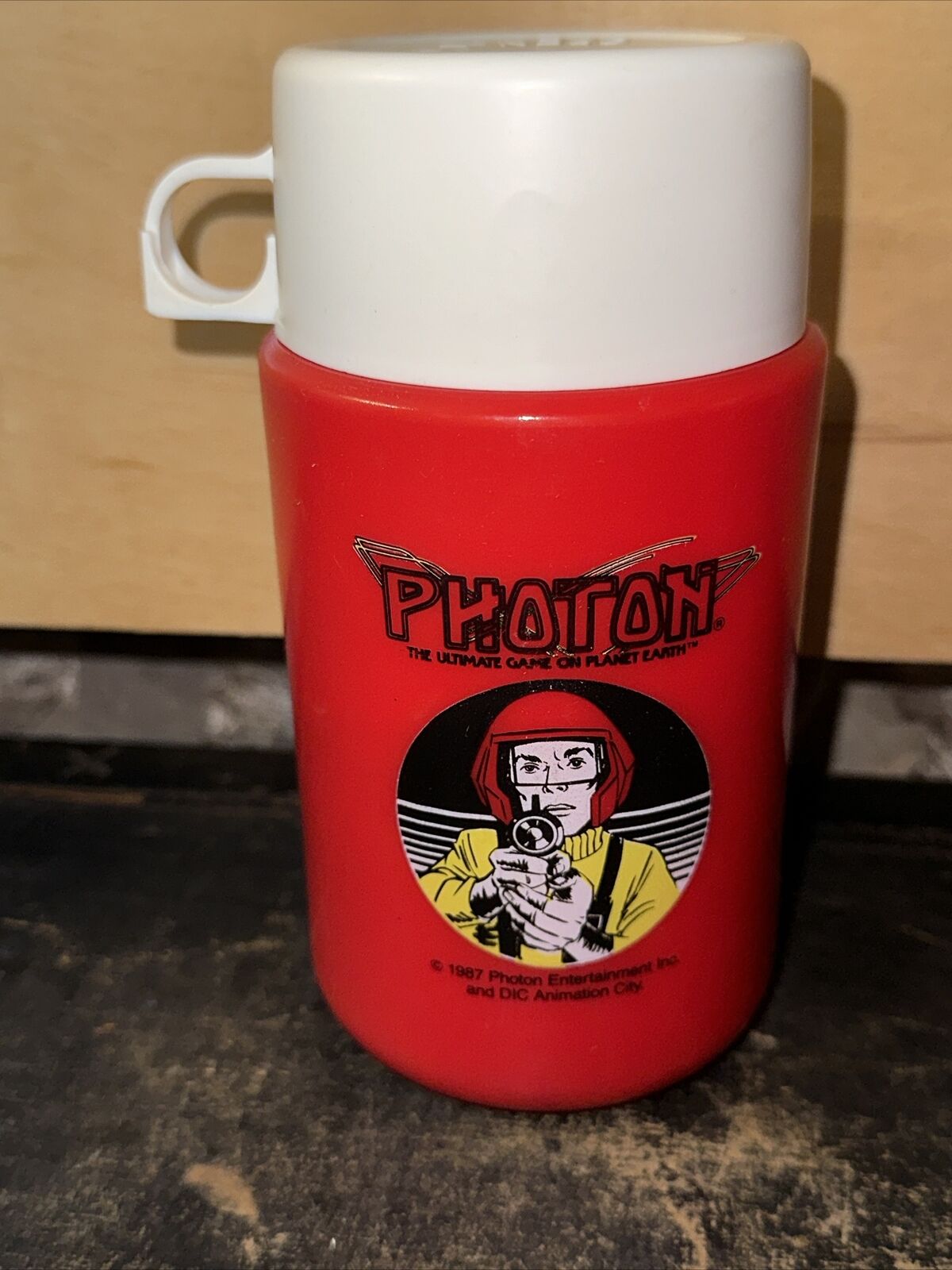 1987 Photon lunch Box Thermos vintage rare collectable decor New Old Stock