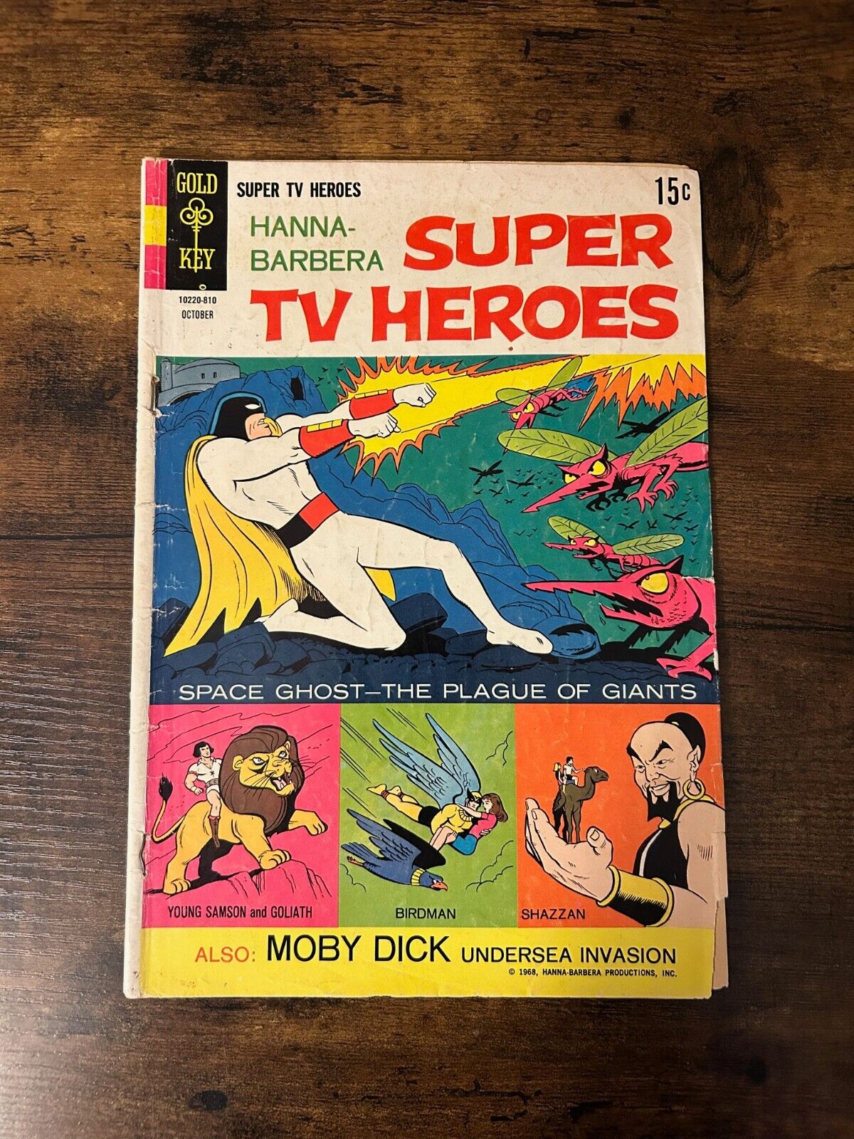Hanna Barbera Super TV Heroes #3 Gold Key Comics (Oct, 1968) 2.0 GD Space Ghost