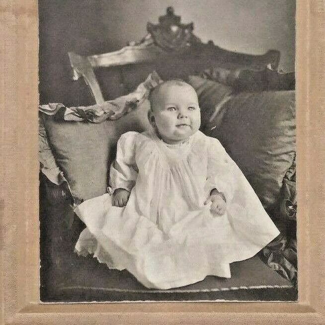 Mansfield Pennsylvania Vintage Cabinet Photo J. Ward Wheeler  Baby ID'd  c.1900