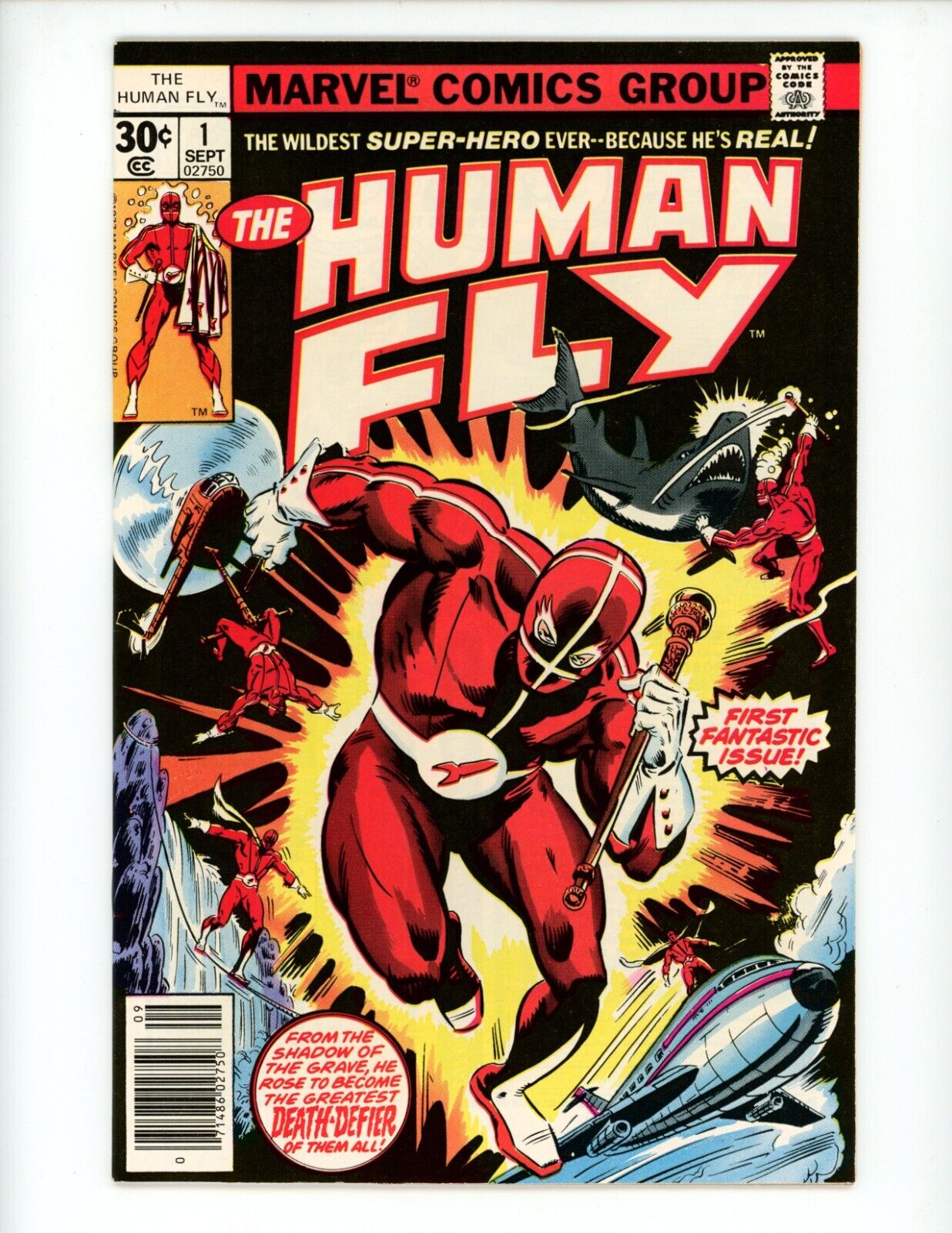 Human Fly #1 Comic Book 1977 NM- High Grade 1st App and Origin Marvel