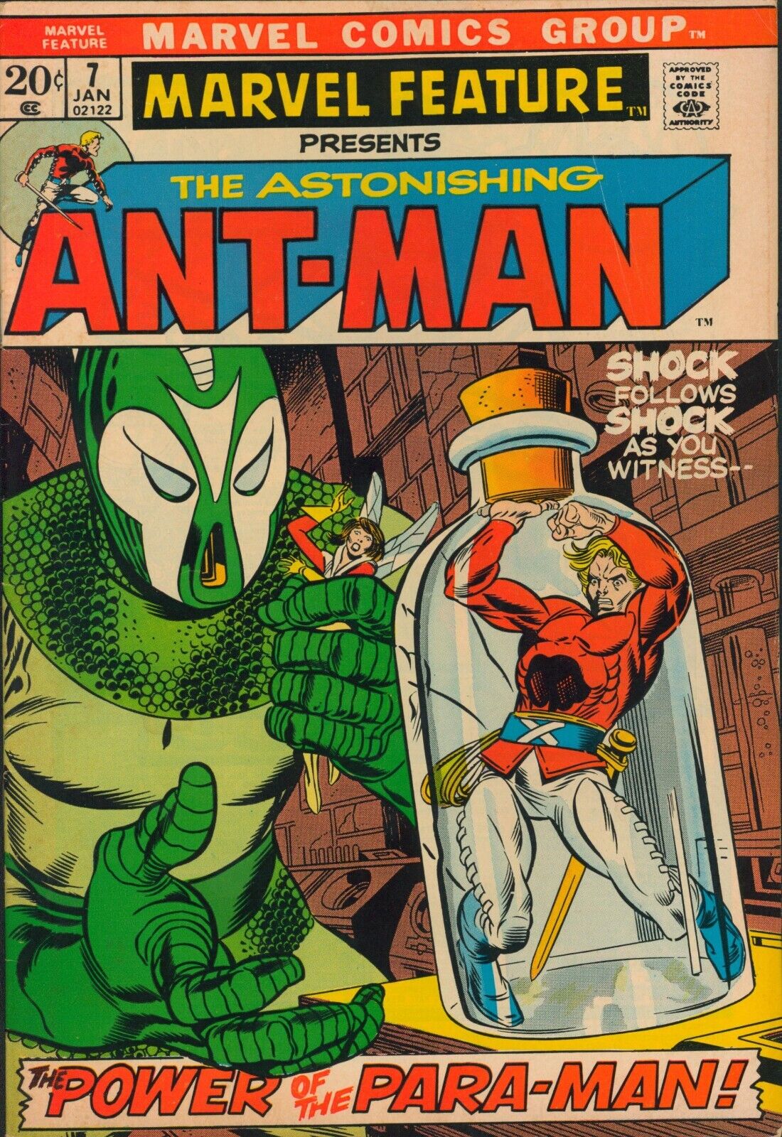 Marvel Feature #7  1/73 -  Paranoia Is the Para-Man; Gil Kane cover