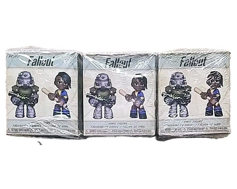 Lot of 3 FUNKO Mystery Minis FALLOUT Series 2 Figures Sealed Blind Boxes 3x