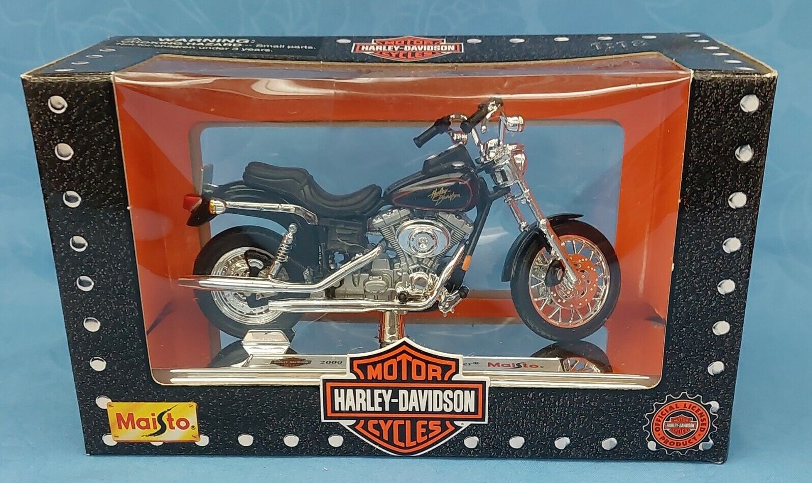 Maisto Harley Davidson 2000 FXDL Dyna Low Rider Diecast 1:18 Scale Dated 1997