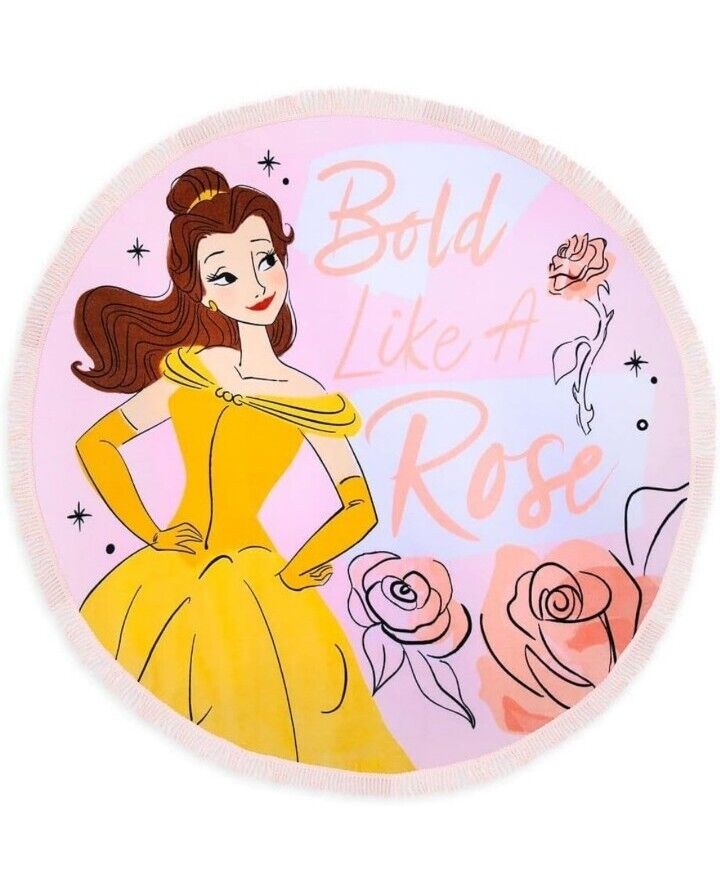 Belle Deluxe Beach Towel – Beauty and the Beast Preowned Good