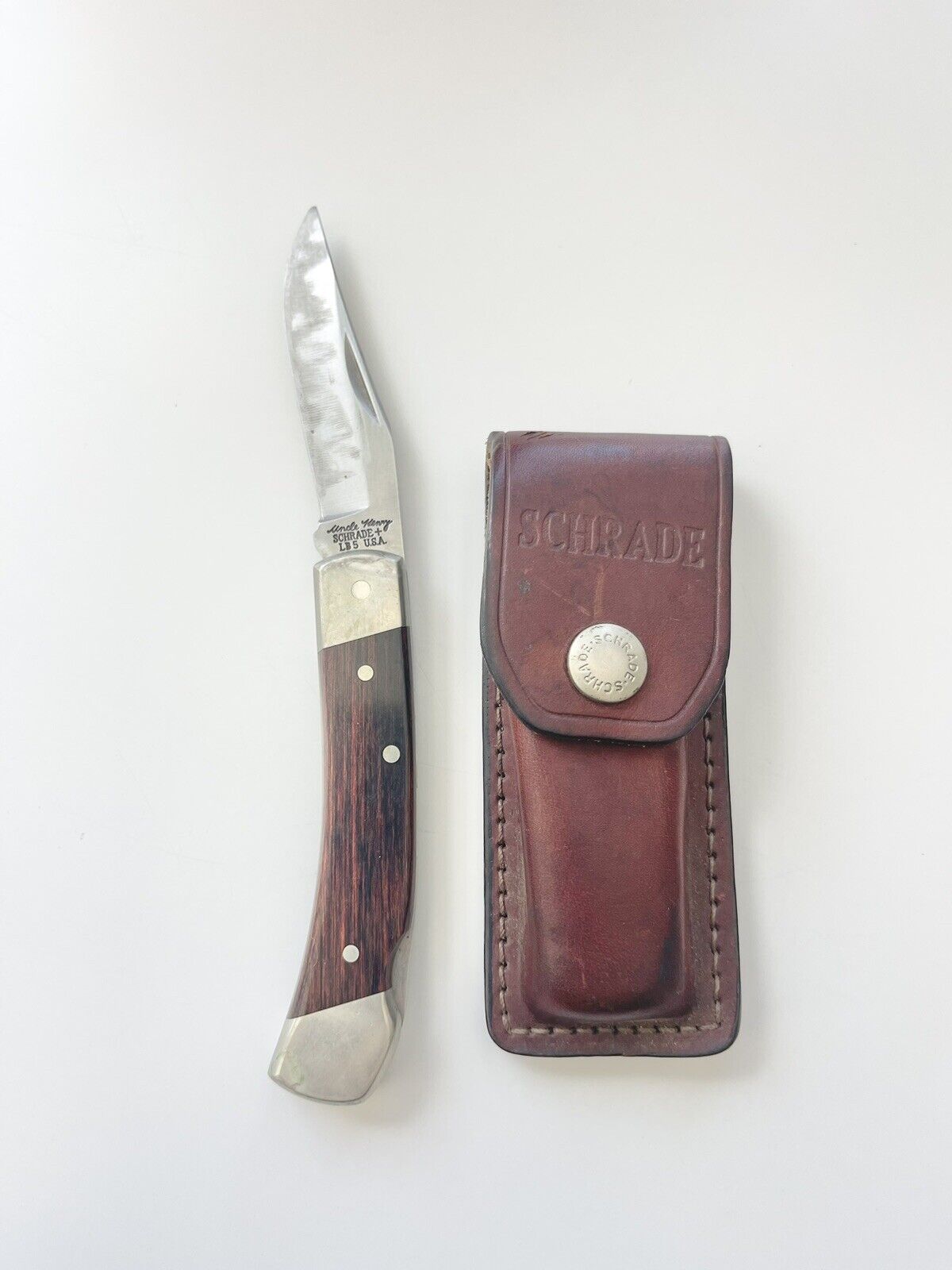 Vintage Uncle Henry Schrade LB5 Folding Pocket Knife