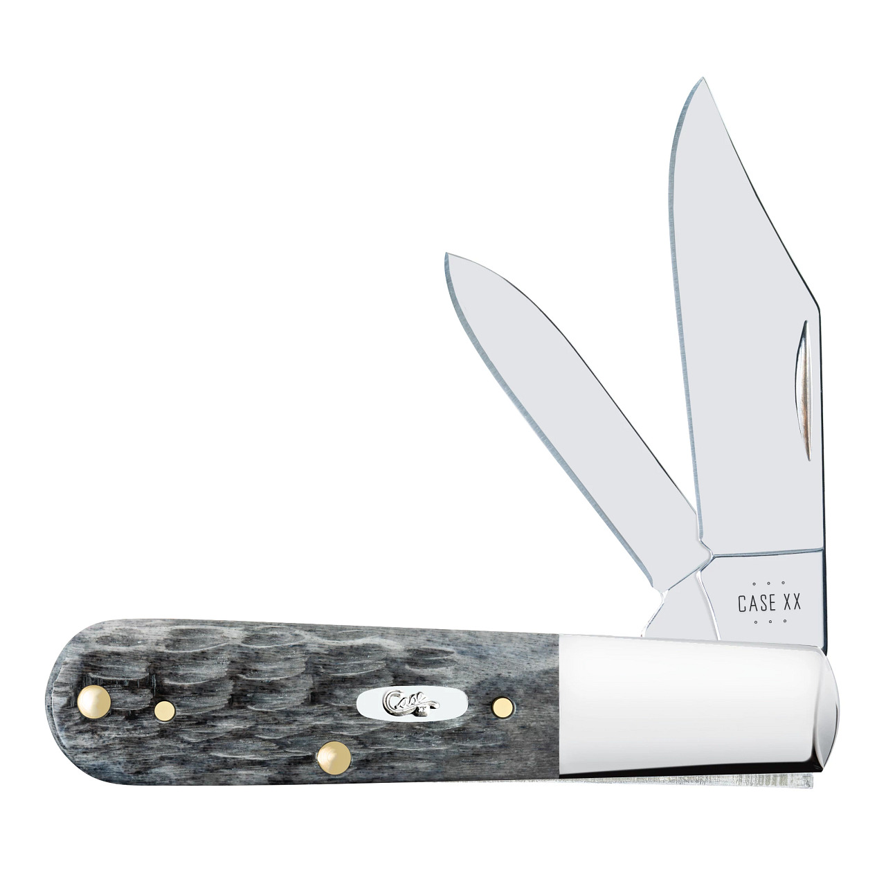 Case XX Knife Barlow Pocket Worn Gray Bone 58423 Carbon Steel Pocket Knives