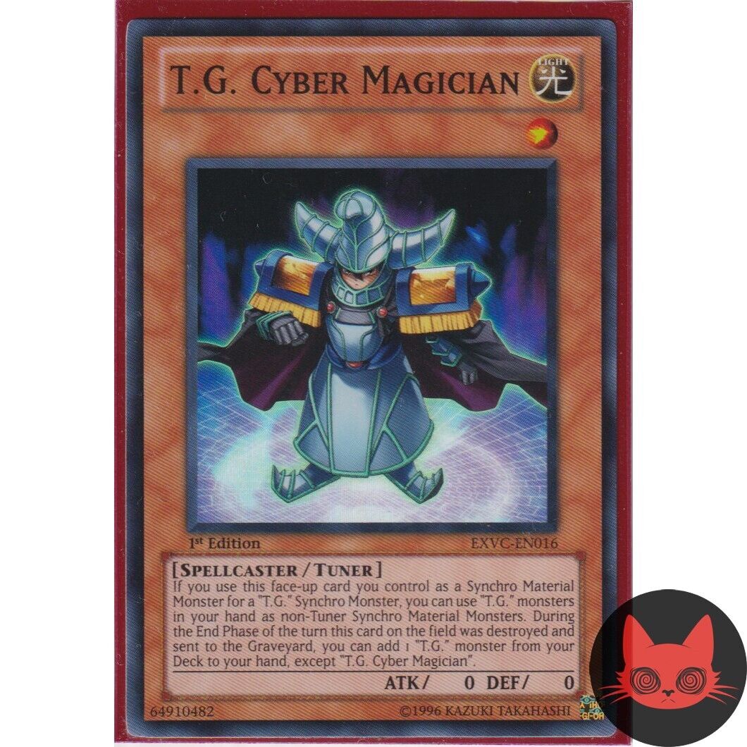 Yugioh T.G. Cyber Magician EXVC-EN016 Super Rare 1st Edition