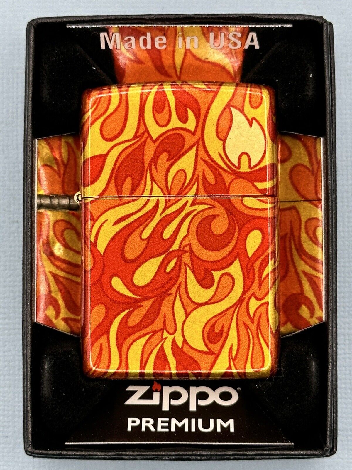 Flickering Flames 48981 Design 540 Fusion Color Double Sided Zippo Lighter NEW