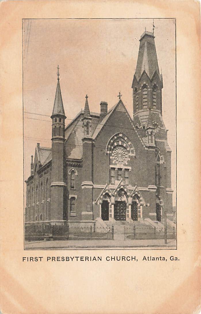c1910 First Presbyterian Church Atlanta GA P417