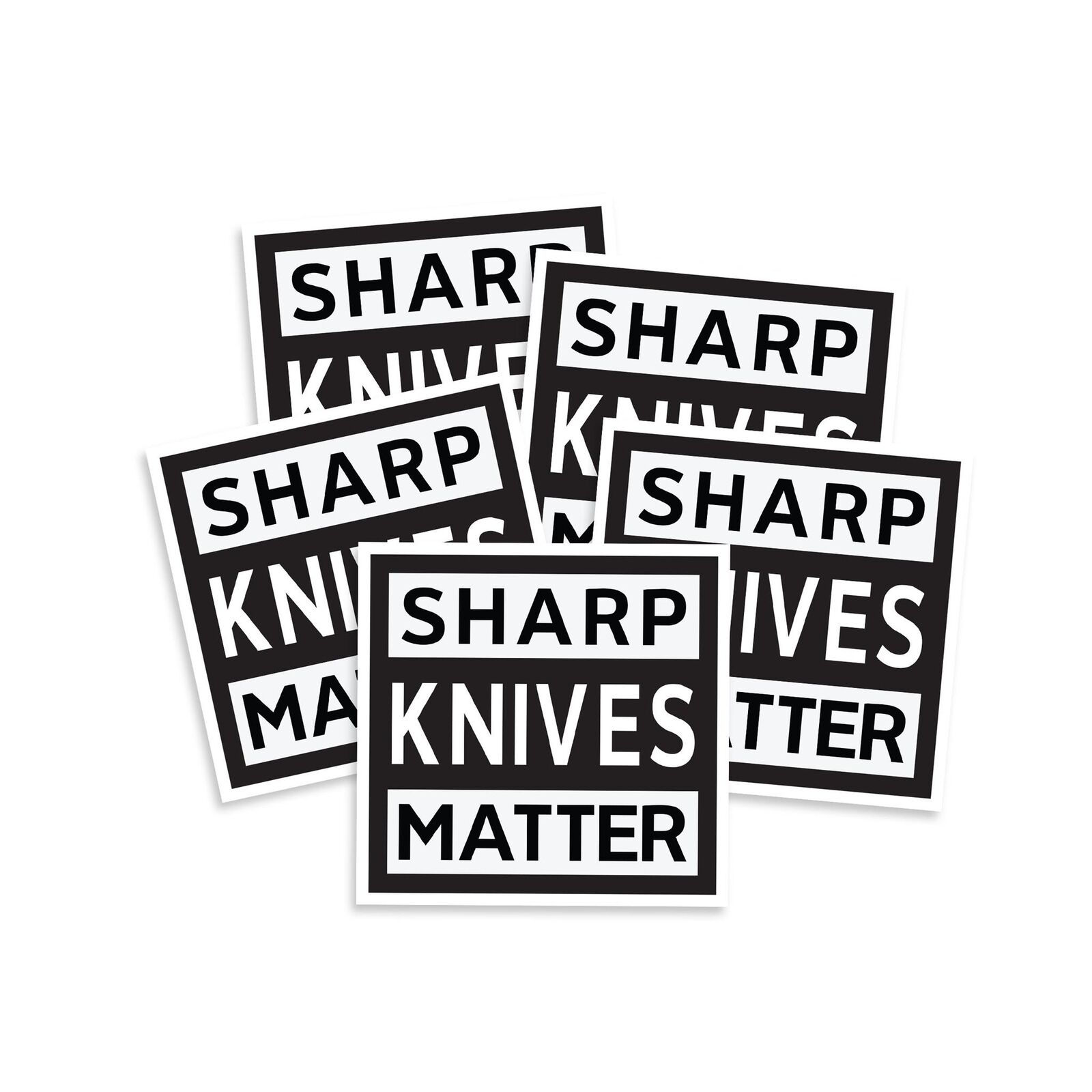 Sharp Knives Matter Mini Sticker