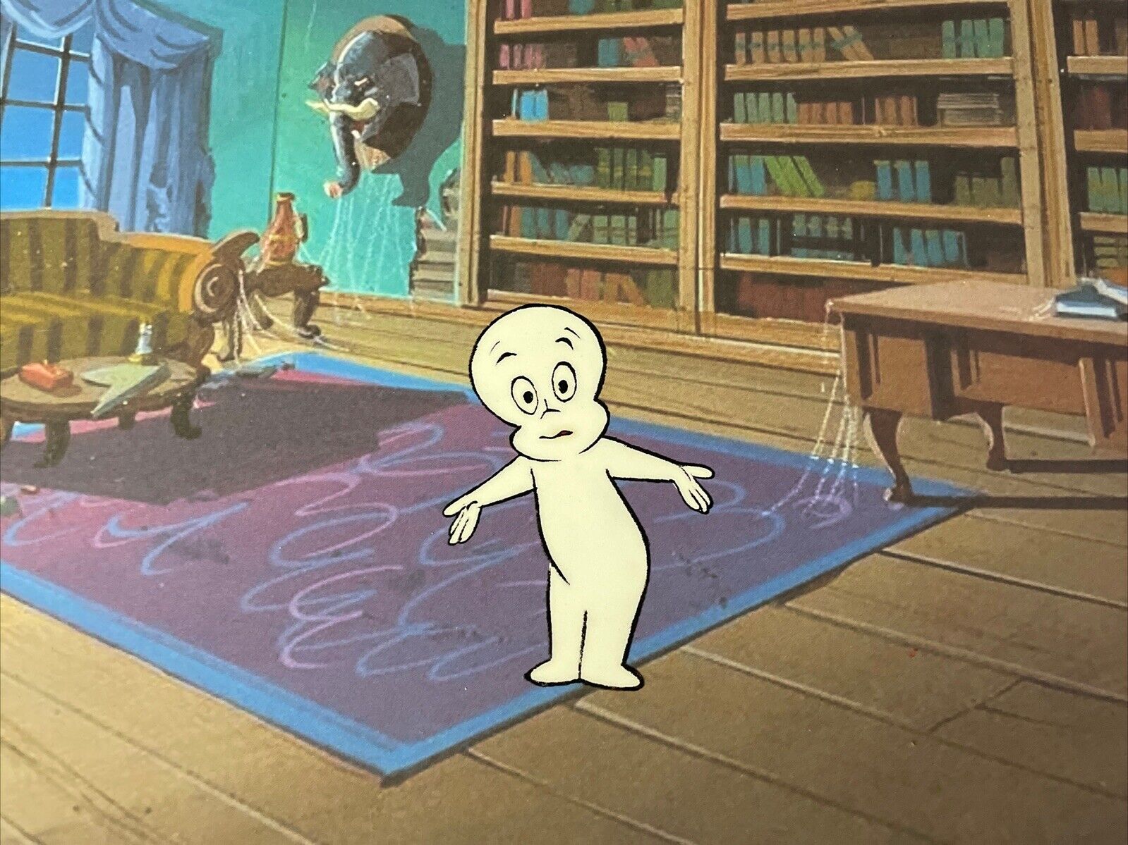CASPER THE GHOST. Animation Cel 1960’s Vintage Cartoons Friendly Ghost Art I17