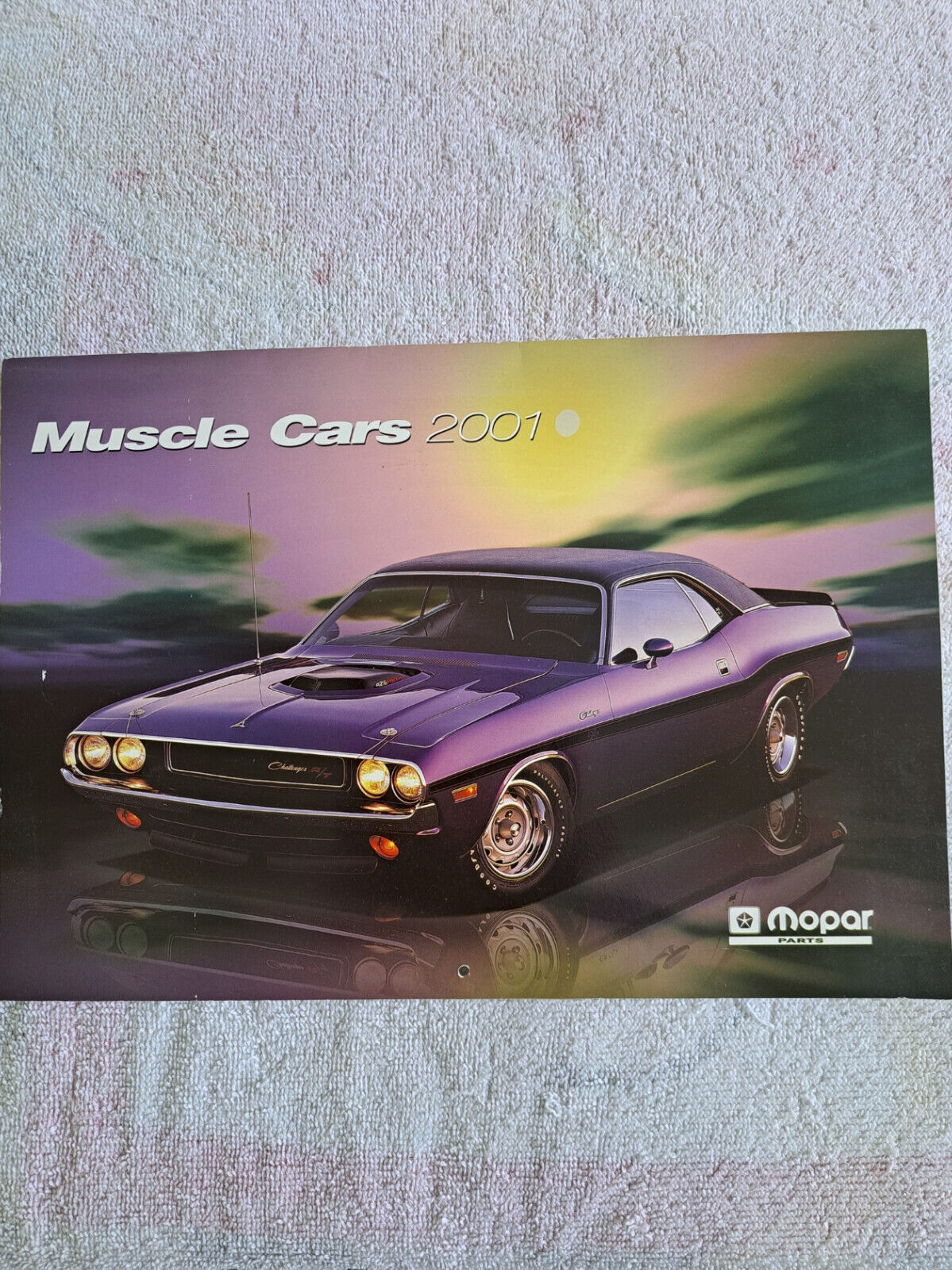 MOPAR PARTS  Muscle Cars  2001 Calendar
